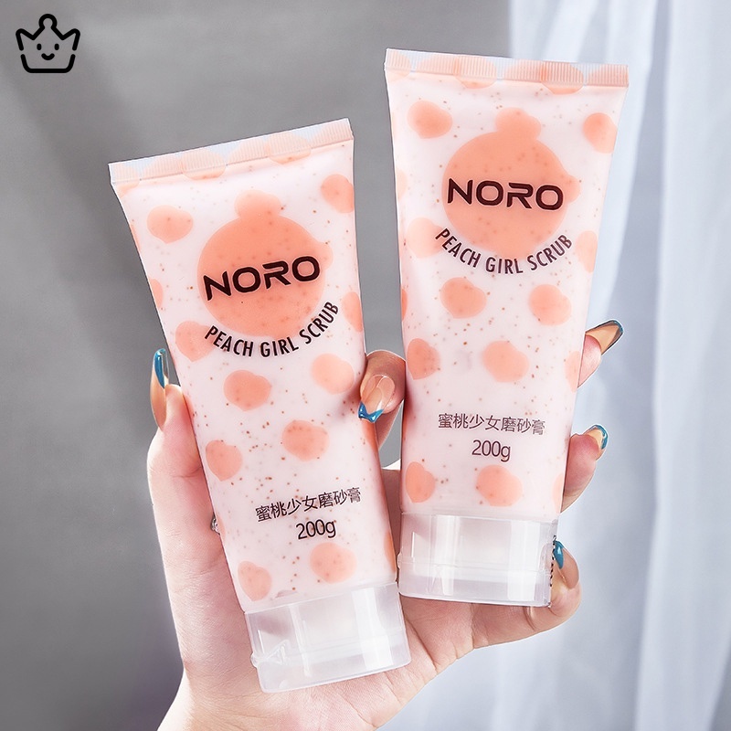 Tẩy Tế Bào Chết Toàn Thân Chiết Xuất Quả Đào Cho Nữ NORO JP6