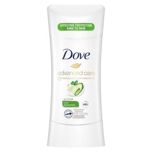 Lăn sáp khử mùi nữ Dove dưa leo Dove Advanced Care Cool Essentials 74g - Mỹ