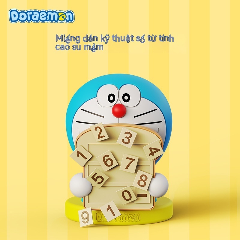 Thẻ Đậu Xe Tạm Thời Bằng Silicon Mềm Hình Doraemon Dễ Thương