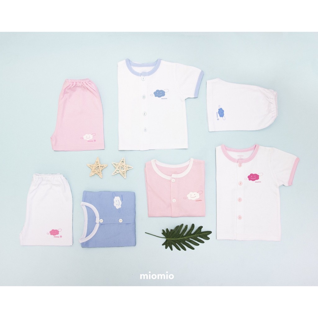 (MIOMIO hè) Áo Nút Giữa Tay Ngắn Bé Mây MIOMIO