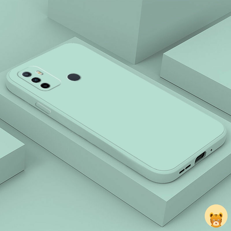 Ốp Điện Thoại Silicone Mềm Màu Trơn Cho Oppo A5S A16 A54 A12 A3S A15 A15S F9 A9 A5 2020 A53 A31 A92 A52 A83