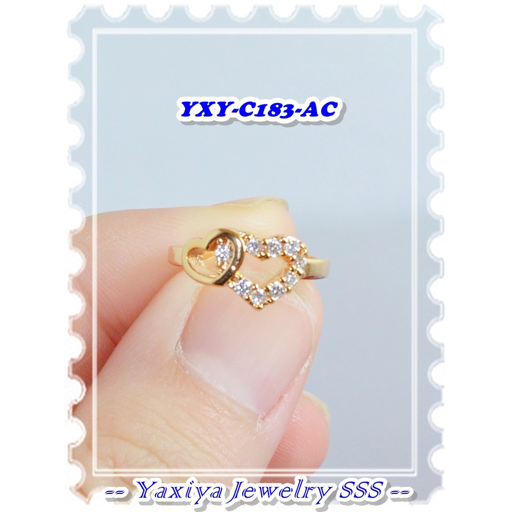 Nhẫn Mạ Vàng 18k Yxy-C183-Ac Cho Bé