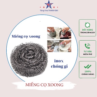 Miếng cọ xoong nồi chống gỉ Bùi nhùi thép