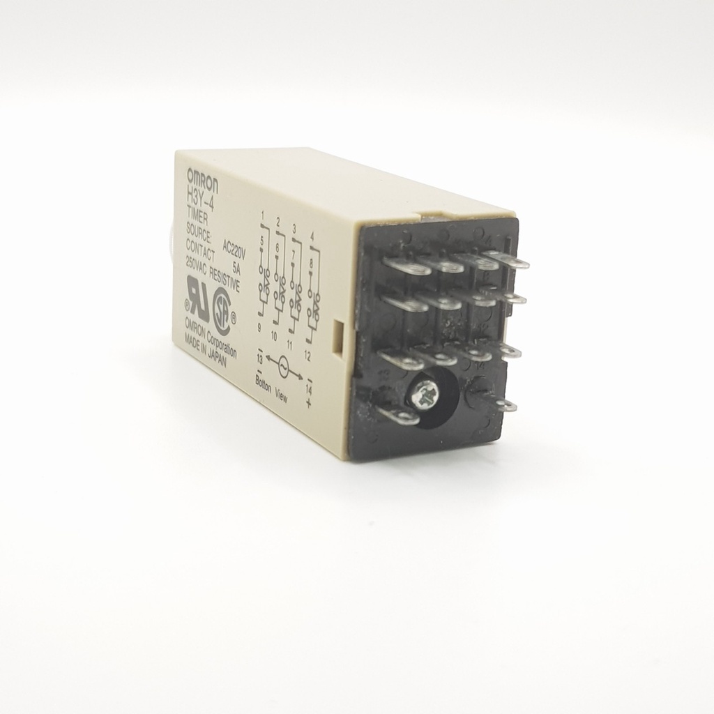 Relay thời Gian H3Y-4, H3Y-4 220V 30M, rơ le thời gian, timer hẹn giờ. H3Y-4/H3Y-2