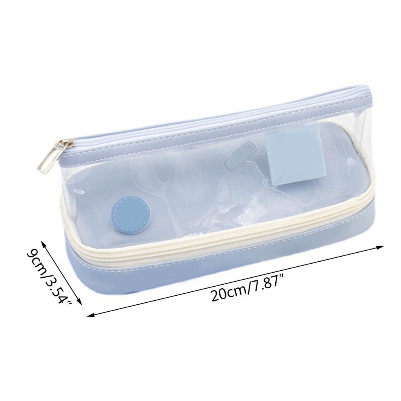 Túi Đựng Bút Bằng PVC Chống Nước Sức Chứa Lớn Tiện Dụng