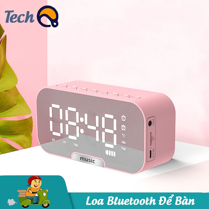 Loa bluetooth đồng hồ cao cấp, tích hợp màn hình led hiển thị ngày giờ - Bảo Hành 12 Tháng.