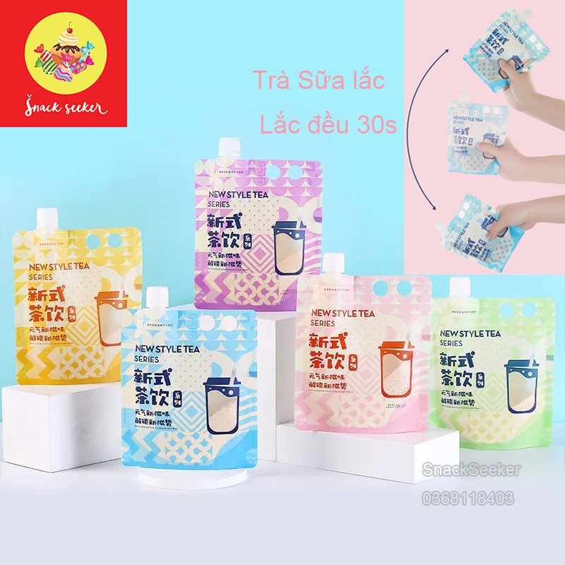 [FREESHIP 50K] Trà Sữa Lắc dạng túi SHAKE MILK TEA Siêu Ngon - Túi 53gr - Đồ ăn vặt Trung Quốc - Snackseeker