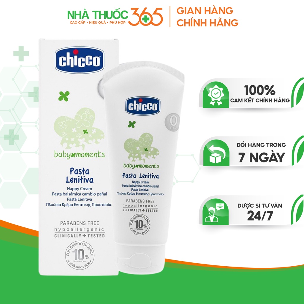 Kem Chống Hăm 3 Tác Động Chicco 0M+ Hỗ Trợ Dưỡng Da Hiệu Quả Cho Trẻ 100ml