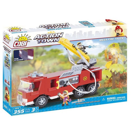 Bộ Xếp Hình Xe Cứu Hỏa Cao Tầng COBI - 1474 Not Lego