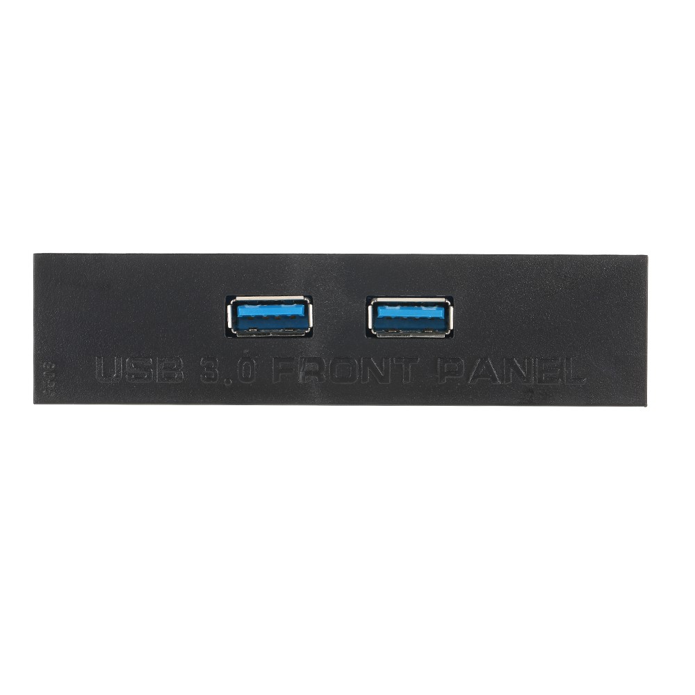 Ê USB 3.0 Front Panel Hub 2 Port Expansion Bay 20 Pin to USB3.0 60cm Bracket Adapter Cable for PC Desktop 2.5" Floppy Ba