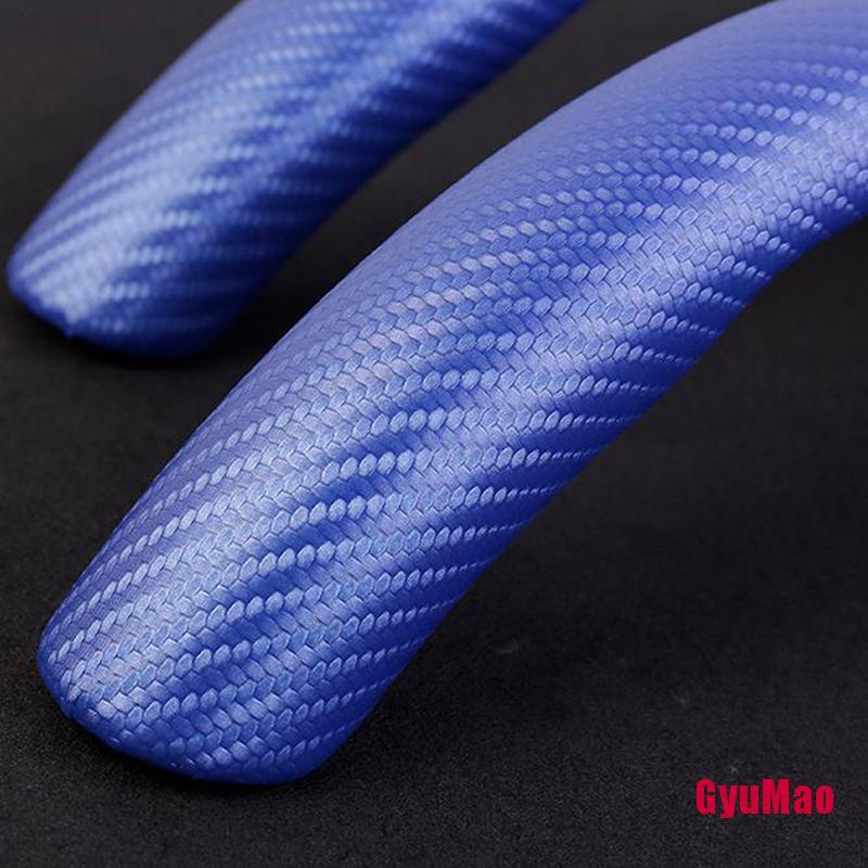 Bộ 2 Vỏ Bọc Vô Lăng Xe Hơi Chống Trượt Bằng Sợi Carbon Màu Đỏ rx1GUMO 15inch