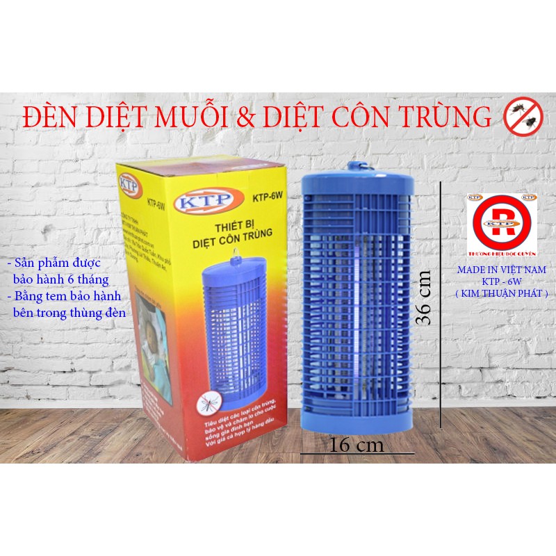 Đèn diệt côn trùng KTP-6W