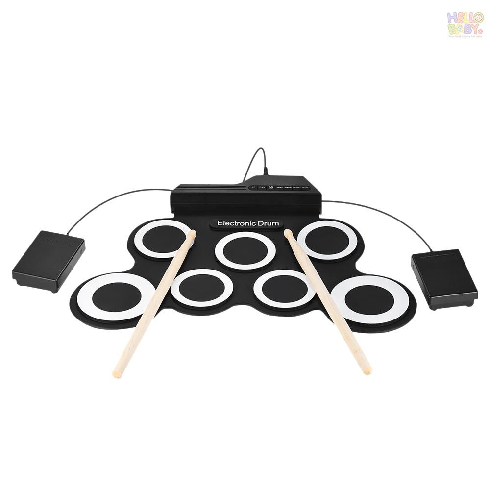 🎶Hàng Mới Về Gậy Đánh Trống Điện Tử Cổng USB G3002 Bằng Silicon Có Dây Cáp Âm Thanh Màu Trắng/Đen