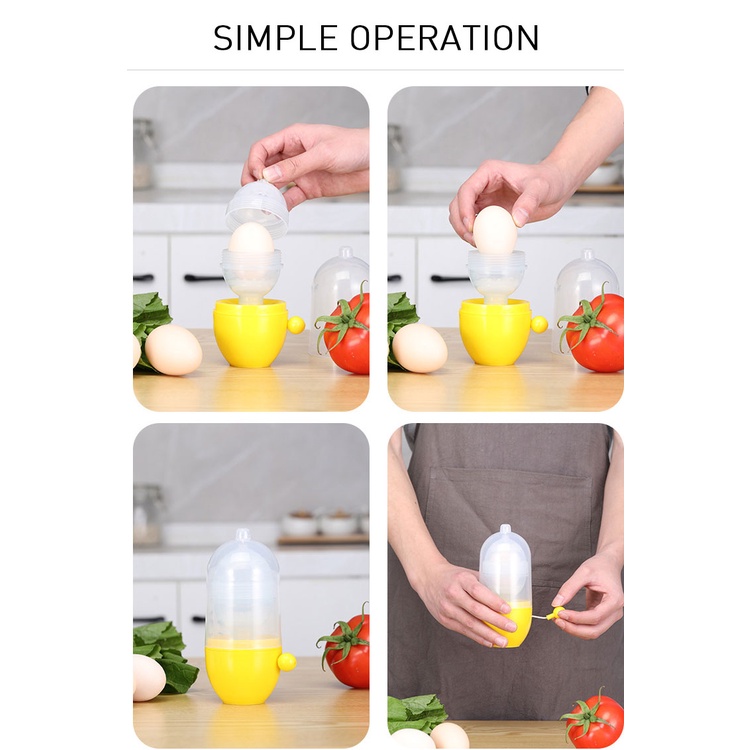 JIASHI Dụng cụ lắc trứng đánh sốt tiện lợi an toàn sử dụng tại nhà