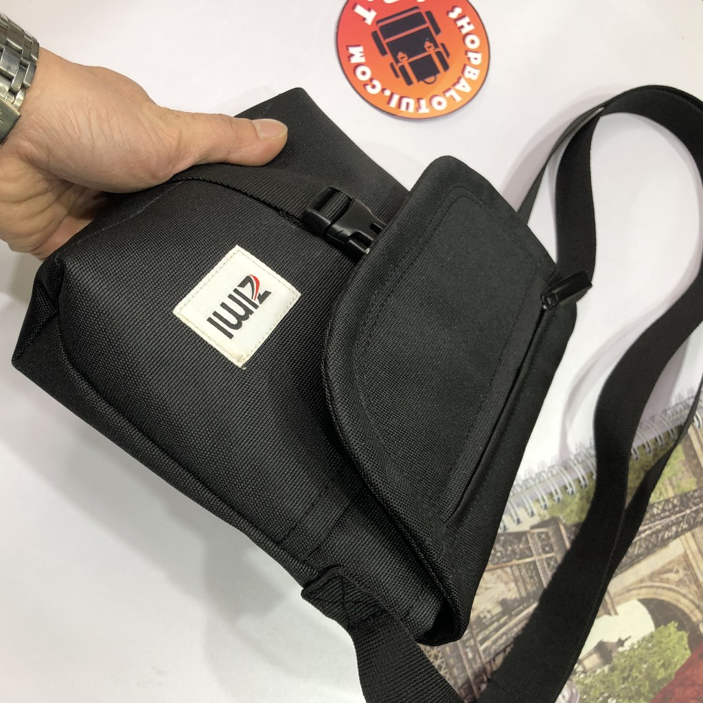 Túi đeo chéo nam nữ ZiMi Bag S001 unisex thời trang hàn quốc đeo hông chất vải chống nước - shopbalotui