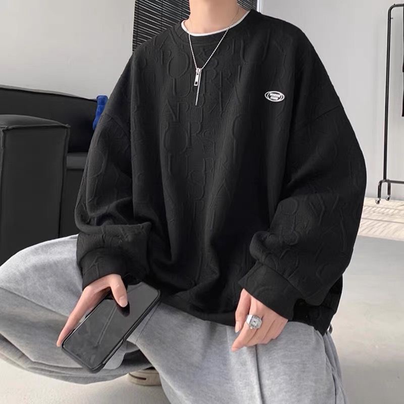 Áo sweater Màu Trơn Thời Trang Đường Phố Cá Tính Cho Cặp Đôi