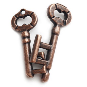 Đồ chơi trí tuệ_Thử thách trí não_The Two Keys - Hanayama Puzzle_Rèn luyện_IQ Test_Giải đố_Tư Duy Thông minh_Hack nao