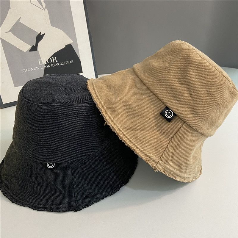 Nón Bucket Vải Viền Không Bo
