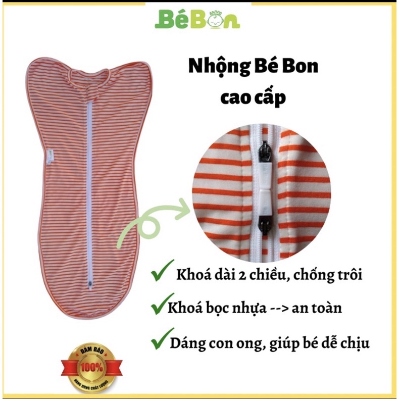 [SỈ INBOX] Nhộng Chũn Bé Bon Giúp Bé Ngủ Ngon, Sâu Giấc