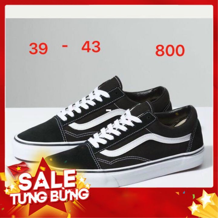 💯💥GIÁ SIÊU RẺ 💥 ❤️ Giày Vans Nam,Nữ Đen-Đỏ Đủ Size Từ 35-43