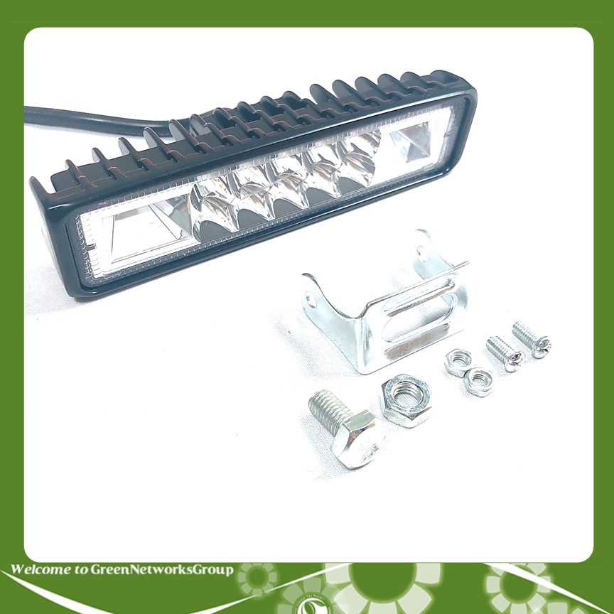 Đèn Bar Polic 10 Bóng LED Chính 6 LED Polic 2 bên Greennetworks