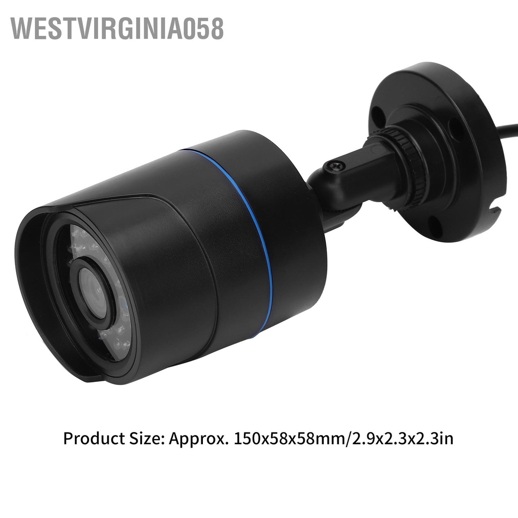 Westvirginia058 Camera AHD 1080P IP66 Chống thấm nước Ban đêm Màn hình an ninh hồng ngoại Bảng biểu để bảo vệ ngoài trời trong nhà