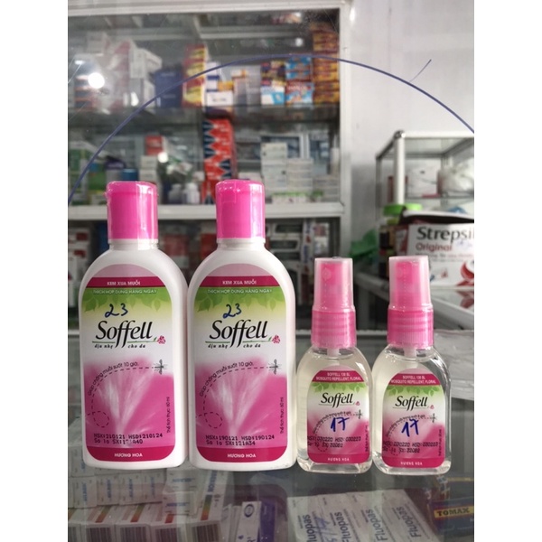 SOFELL DẠNG GEL VÀ DẠNG XỊT HƯƠNG HOA - MUỖI TRÁNH XA, AN TOÀN CHO BÉ