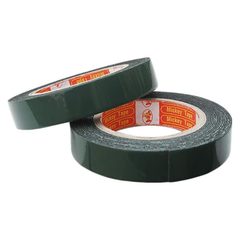 Sét 1 cọc băng dính xốp 2 mặt xanh (loại 1.5p. 2p. 5p)
