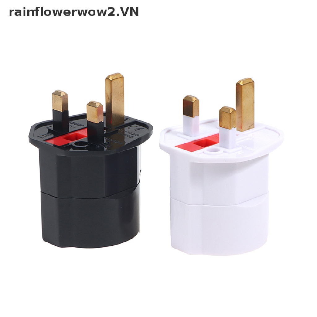 Phích Cắm Chuyển Đổi 2 Chấu Sang UK 3 Chấu AC Chuyên Dụng