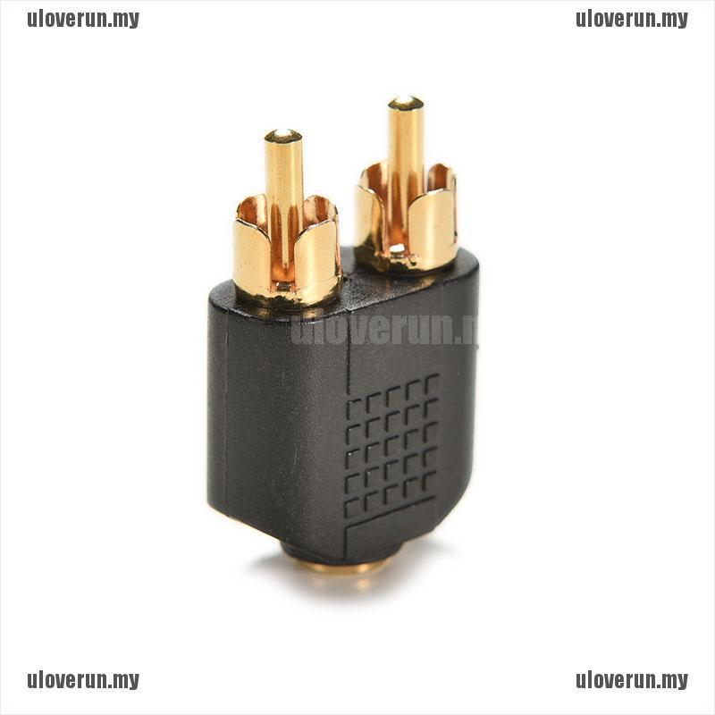 Giắc Cắm Âm Thanh 3.5mm Mạ Vàng Sang 2 Rca Chuyên Dụng | BigBuy360 - bigbuy360.vn