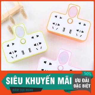 Ổ cắm điện đa năng có cổng USB và đèn ngủ_