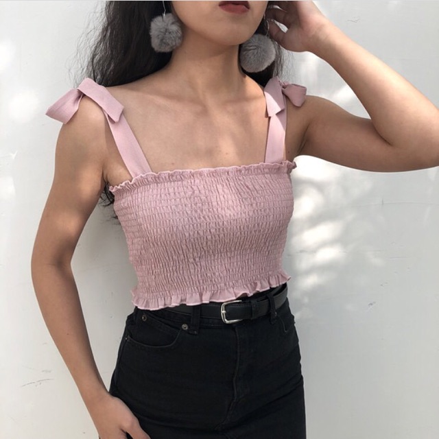 Áo croptop chicbae