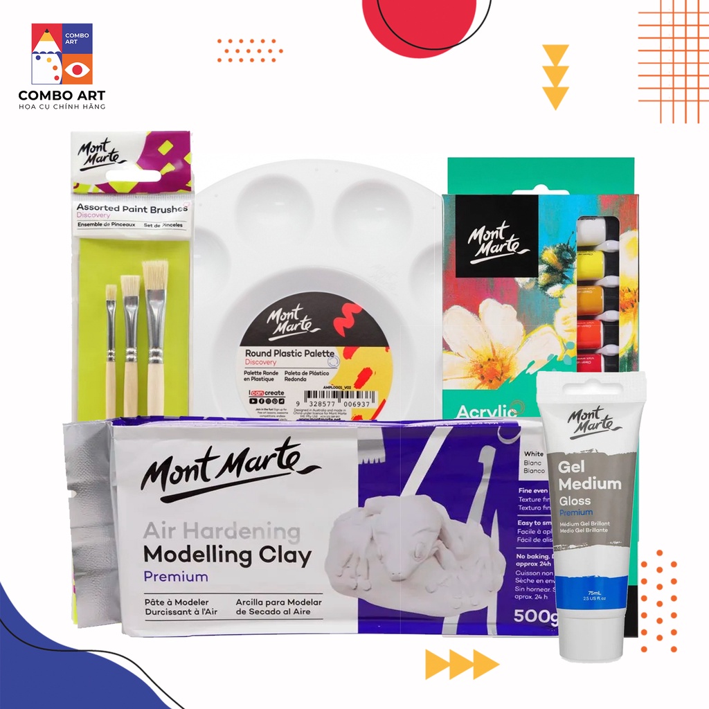 Combo Đất sét trắng tự khô 500gsm (mua Combo giảm 10% so với giá bán lẻ)