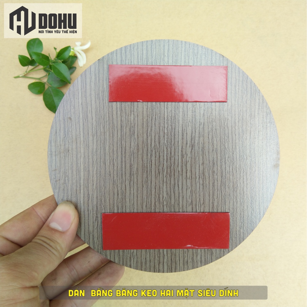 Biển Báo Cấm Mang Đồ Ăn Nước Uống Bằng Gỗ  Cắt Khắc Tia Laser