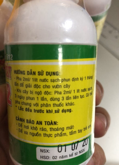 Vitamin B12 - Giải độc cho cây, tái tạo tế bào mới (100 ml) ☘️