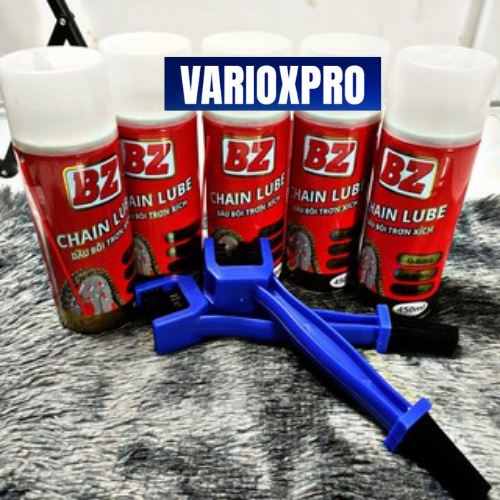 Chai xịt BZ dưỡng sên, rửa sên và phục hồi nhựa nhám,làm đen lốp