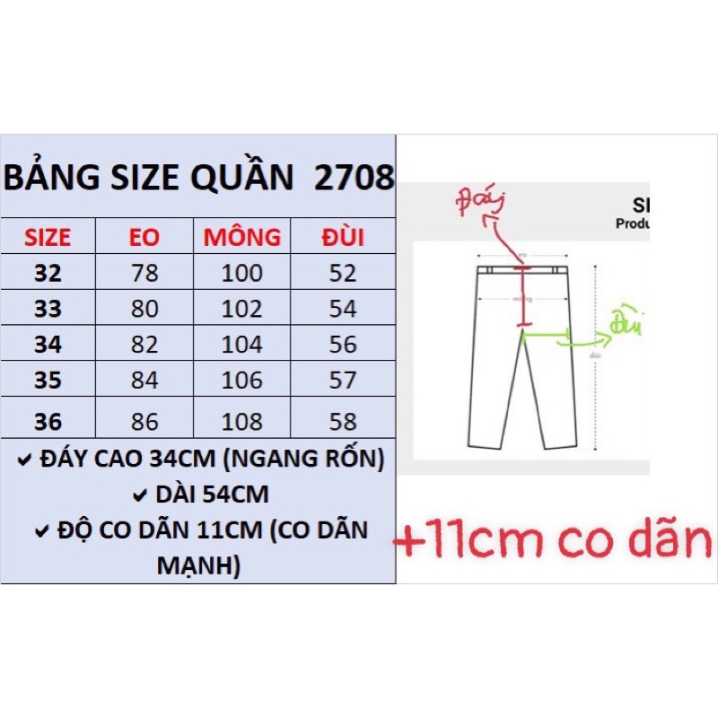 Quần jean ngố nữ Big Size lưng cao, co dãn mạnh, in hình hoa cúc đang hot 2708