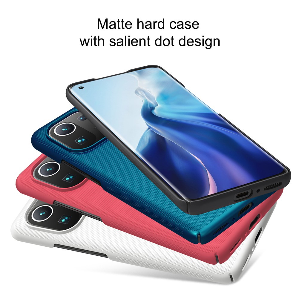 Ốp Điện Thoại Nillkin Bằng PC Cứng Nhám Chống Sốc Cho Xiaomi Mi 11 Pro