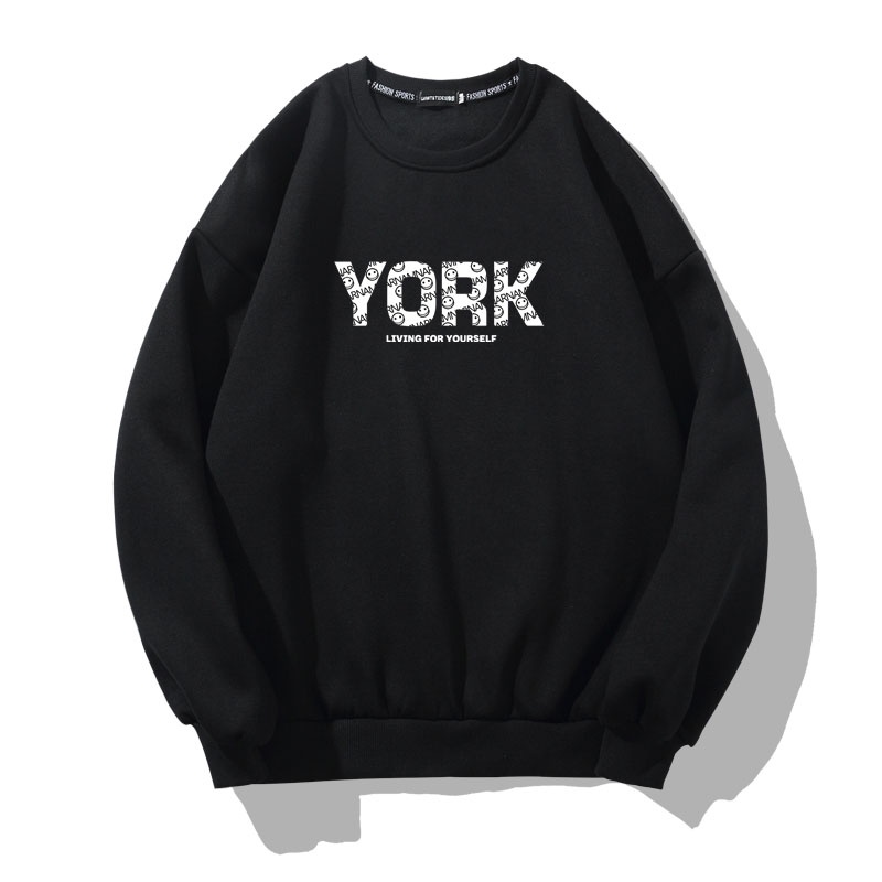 Áo Sweater YORK phong cách Ulzzang Hàn Quốc tay dài họa tiết in hình phong cách cá tính CoolZ C012