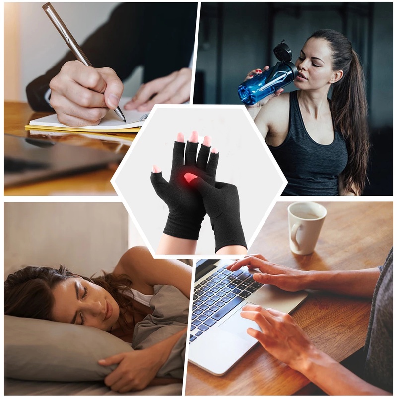 Đôi Găng Tay Thể Thao Hở Ngón Giảm Đau Màn Hình Cảm Ứng Cho Nam Nữ