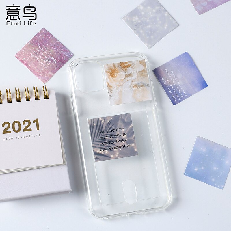 Hộp 46 Miếng Dán Mini Trang Trí Sổ Tay Sáng Tạo