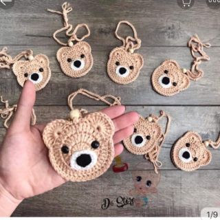 Túi đựng tỏi hình gấu cho bé