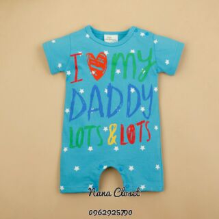 Sale sock Body I❤Daddy bé Bt