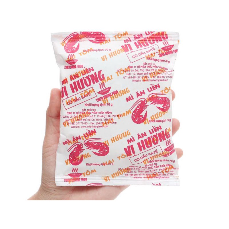 MÌ ĂN LIỀN THƯƠNG HIỆU VỊ HƯƠNG - LỐ 5 GÓI