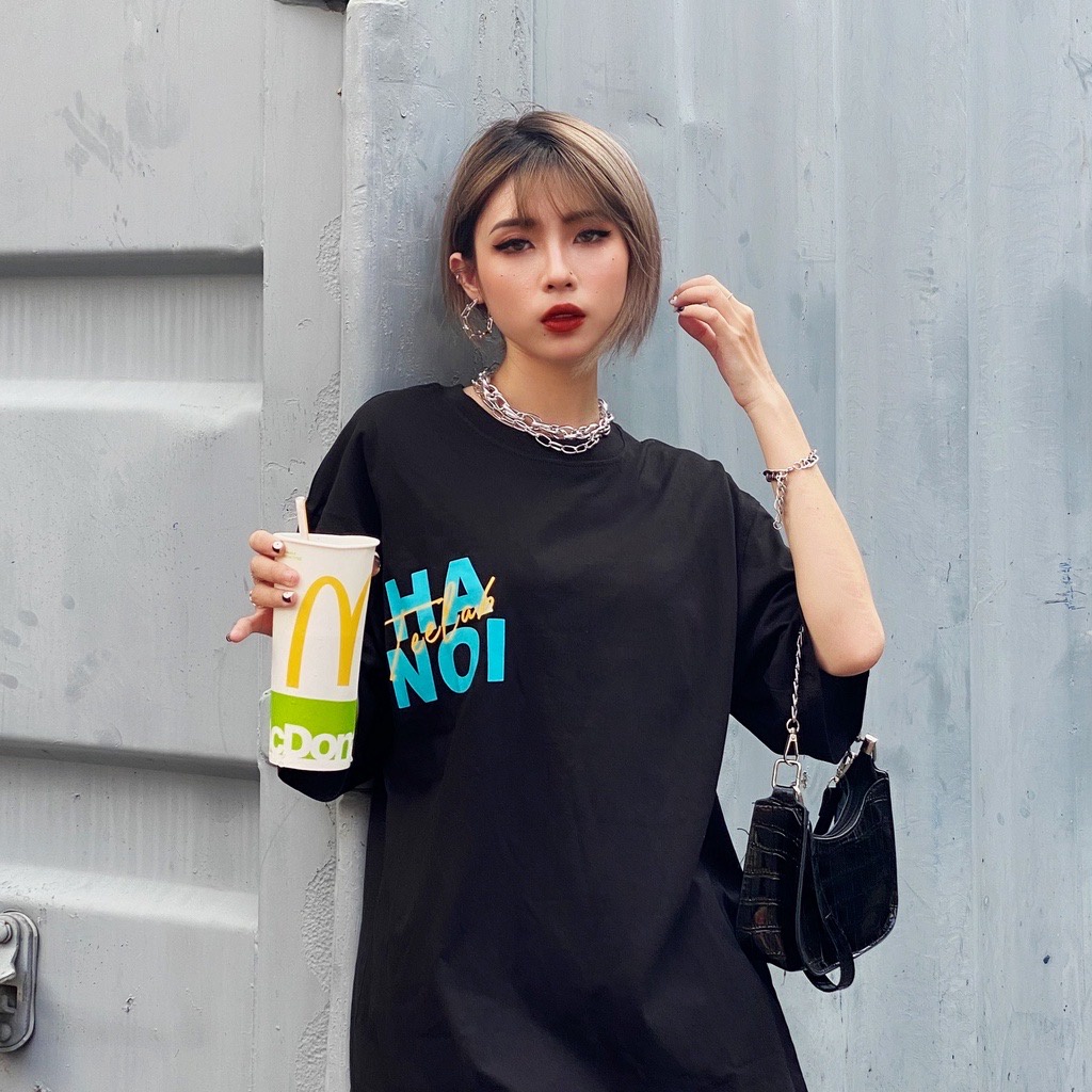Áo thun Teelab Hà Nội Trà Đá phong cách trẻ trung năng động, thun Unisex phù hợp cả Nam và Nữ mặc form siêu đẹp
