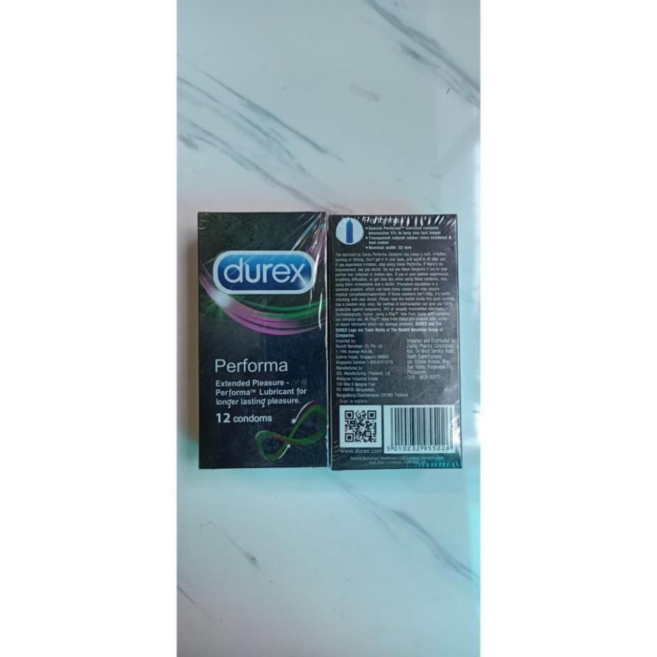 Bao Cao Su DUREX KING TEX - Ôm Sát Cỡ 49mm - Hộp 12 Cái- BCS DUREX KING TEX✓™