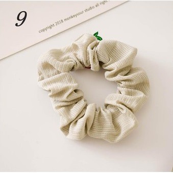 Sale 70% Dây cột tóc co dãn màu trơn thời trang,  Giá gốc 20,000 đ - 84B82