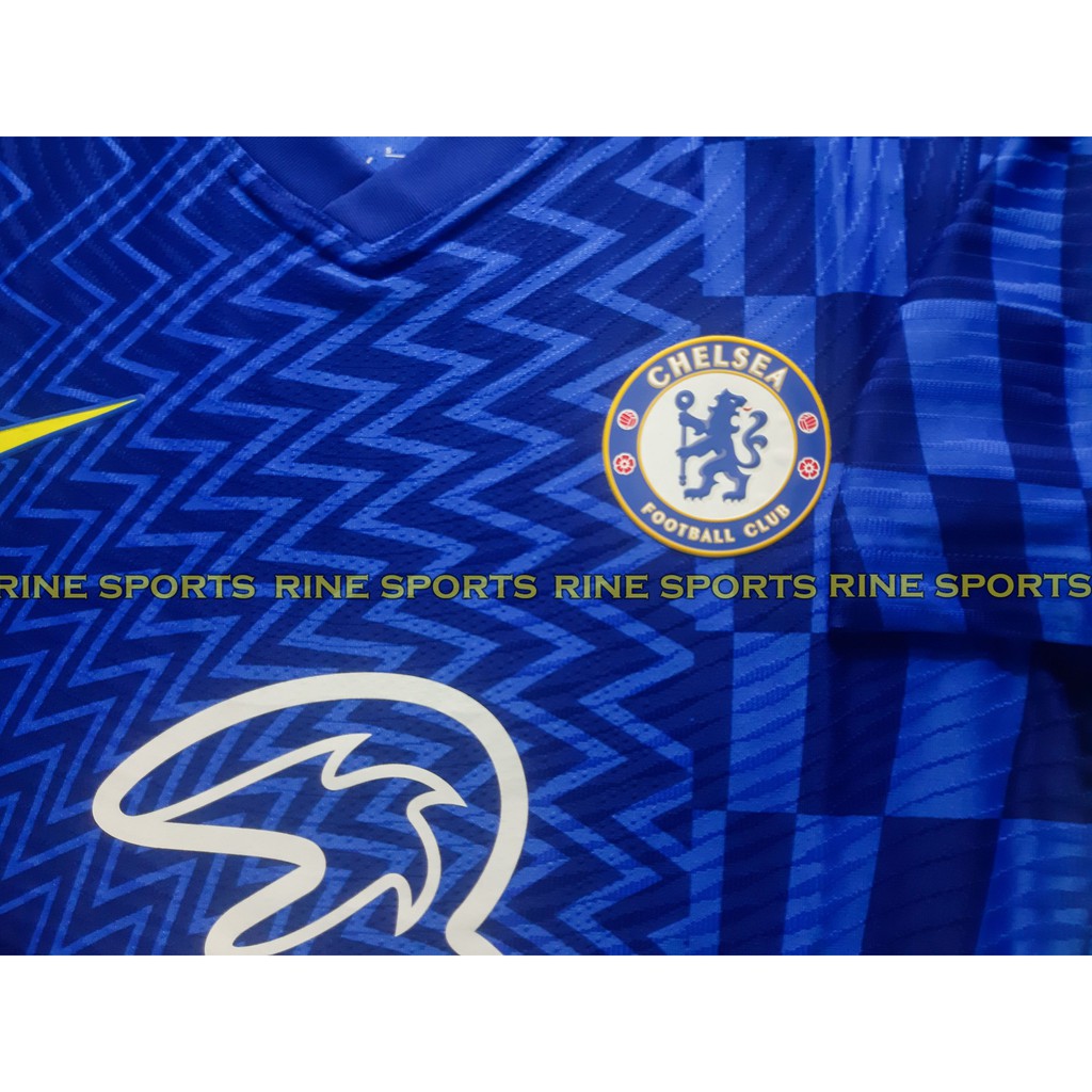 Bộ áo bóng đá Chelsea sân nhà Super bodyfix Player Thailand mùa giải 2021-2022 Chuẩn thi đấu 100%