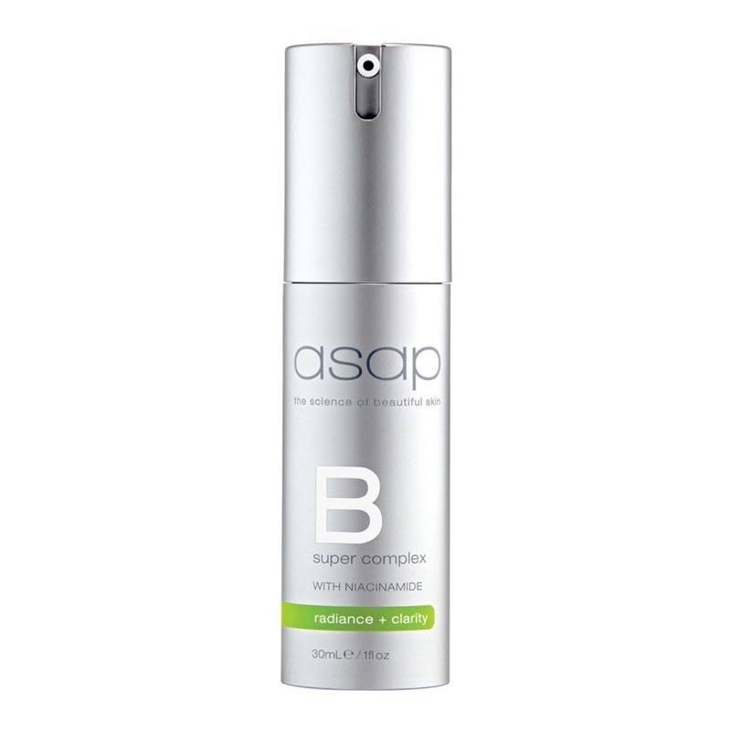 Tinh chất ASAP Super B Complex 30ml chứa phức hợp B3, B5, B9, HA liên kết chéo giúp da săn chắc và giảm đỏ da