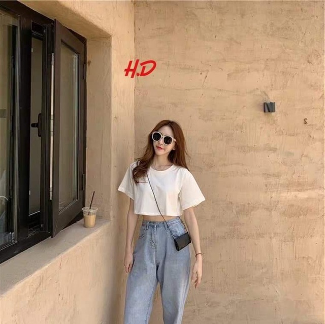 Áo croptop china ton H&amp;Đ